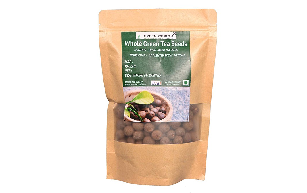 Green Wealth Whole Green Tea Seeds    Pack  200 grams